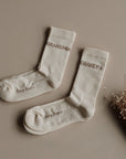Organic Socks - GRANDMA - Sand