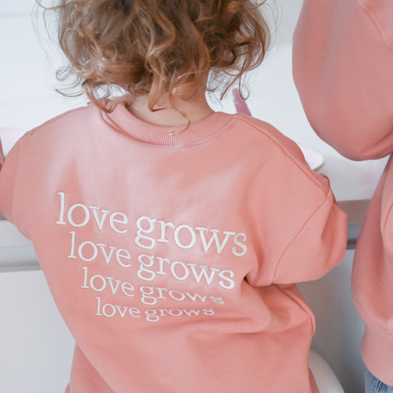 Family Sweatshirt - Dusty Rose - Love Grows