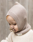 Organic Knit Balaclava - Caramel