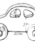 Wooden Toy Car