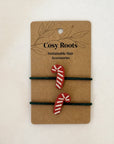 Hair Ties - Candy Cane - Pack of 2