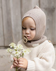 Organic Knit Balaclava - Caramel
