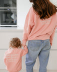 Family Sweatshirt - MUM - Dusty Rose - Love Grows