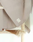 Organic Muslin Swaddle - Caramel - 120x120cm