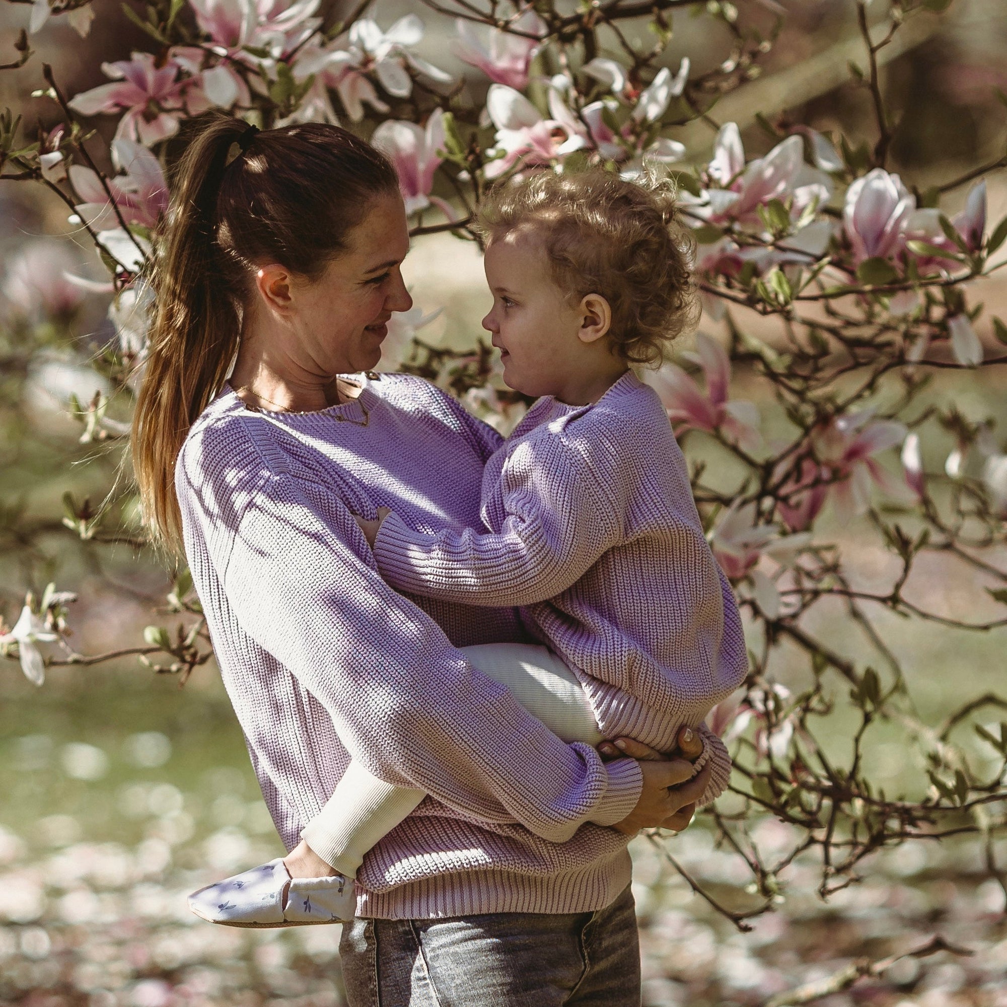 Organic MUM Knit Pulli - Lavender - Limited Edition!