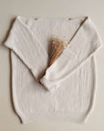 Organic Knit Pulli - MUM - Sand - S A L E - OVERSIZE FIT