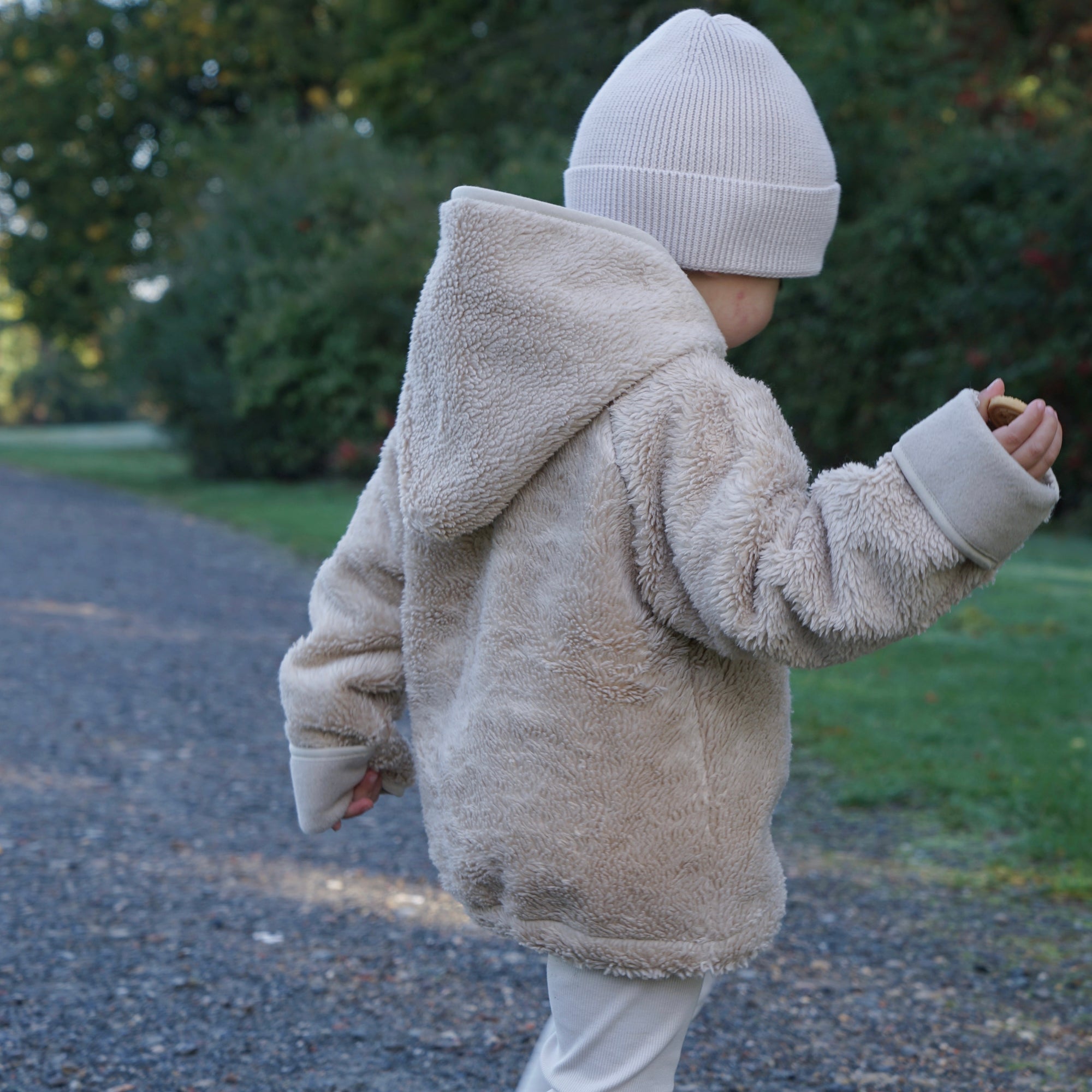 Organic Teddy Jacket - Cream