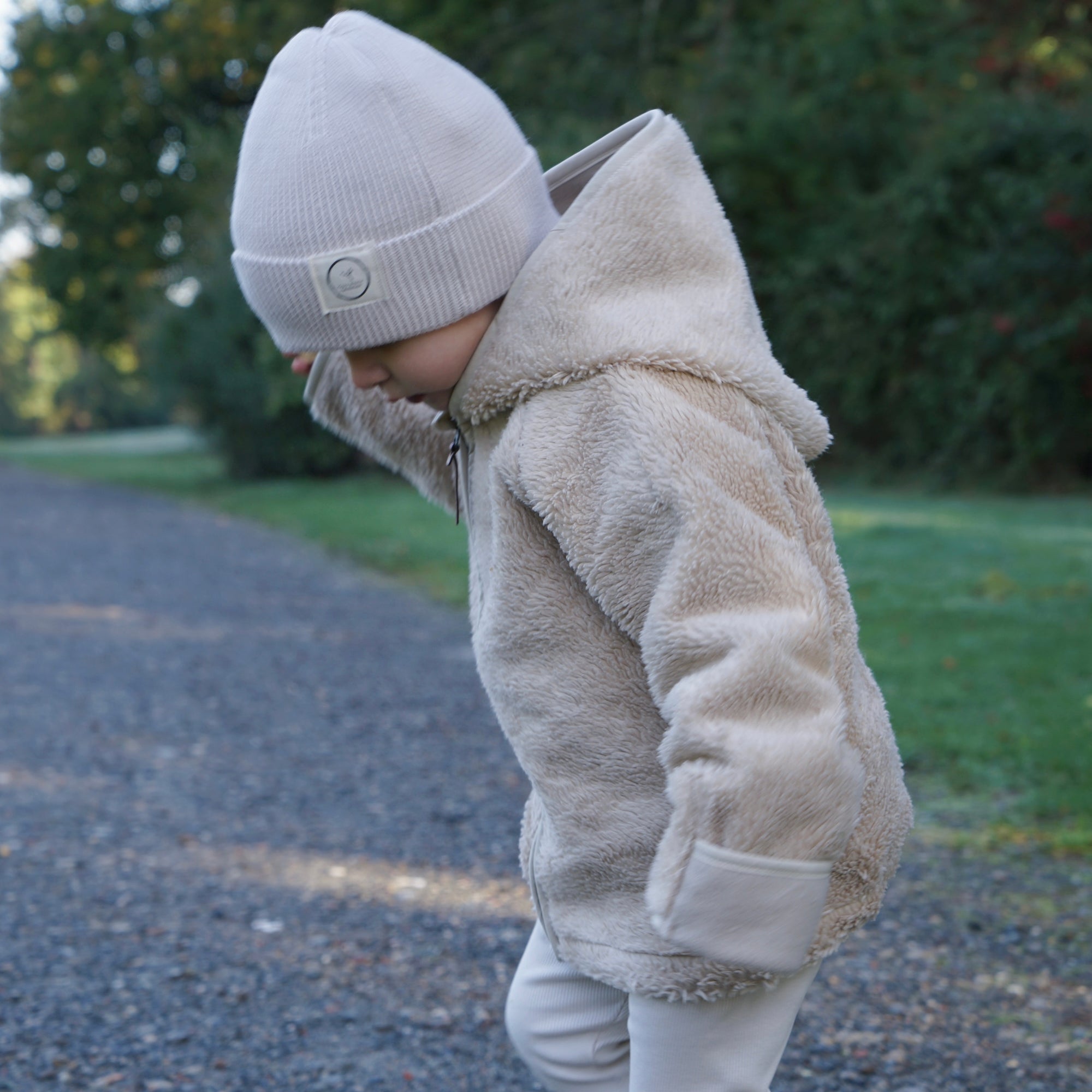 Organic Teddy Jacket - Cream