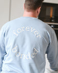 Family Sweatshirt - DAD - Dusty Blue - Forever Bonded