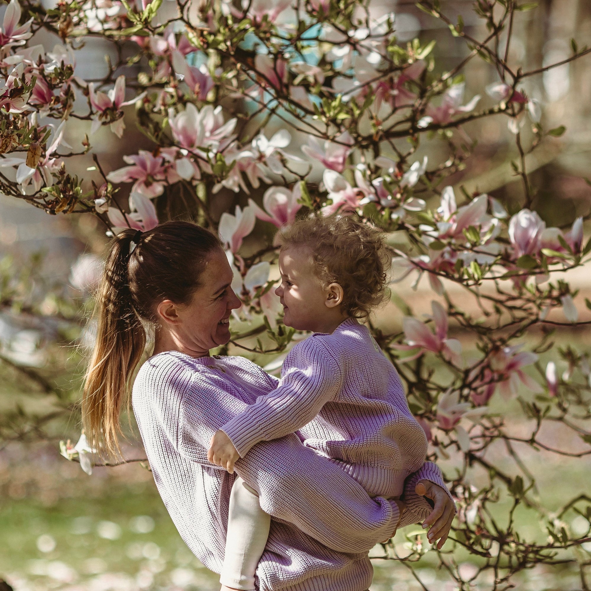 Organic MUM Knit Pulli - Lavender - Limited Edition!