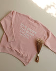 Family Sweatshirt - MUM - Dusty Rose - Love Grows