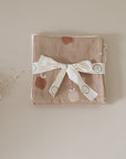 GOTS Organic Muslin Swaddle Set - Pure Apple/Sand - SALE
