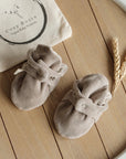Organic Nicky Booties - Caramel