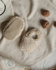 Organic Teddy Shoes - Cream