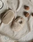 Organic Teddy Shoes - Cream - SALE