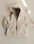 Organic Teddy Jacket - Cream