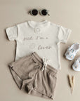 Organic Oversize Shirt - Sand Cookie Lover - SALE