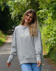 Family Sweatshirt - Mum - Grey Melange