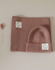 Organic Knit Scarf - Walnut - S A L E