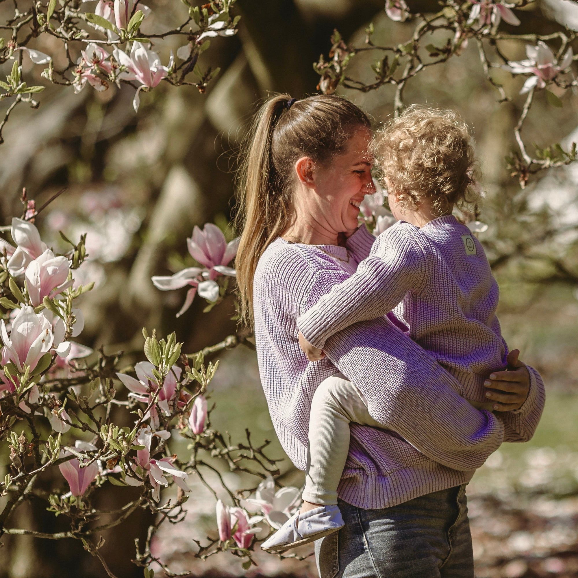 Organic MUM Knit Pulli - Lavender - Limited Edition!