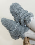 Teddy Booties - Grey