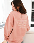 Family Sweatshirt - MUM - Dusty Rose - Love Grows