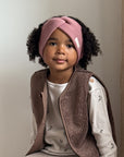 Organic Knit Headband - Dusty Rose