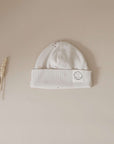 Organic Rib Beanie - Wildflowers