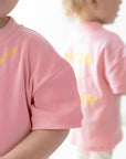 Organic Oversize Shirt - Candy Pink