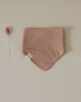 Organic Muslin Bibs - Walnut/Sand - SALE