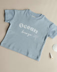 Organic Oversize Shirt - Dusty Blue - SALE