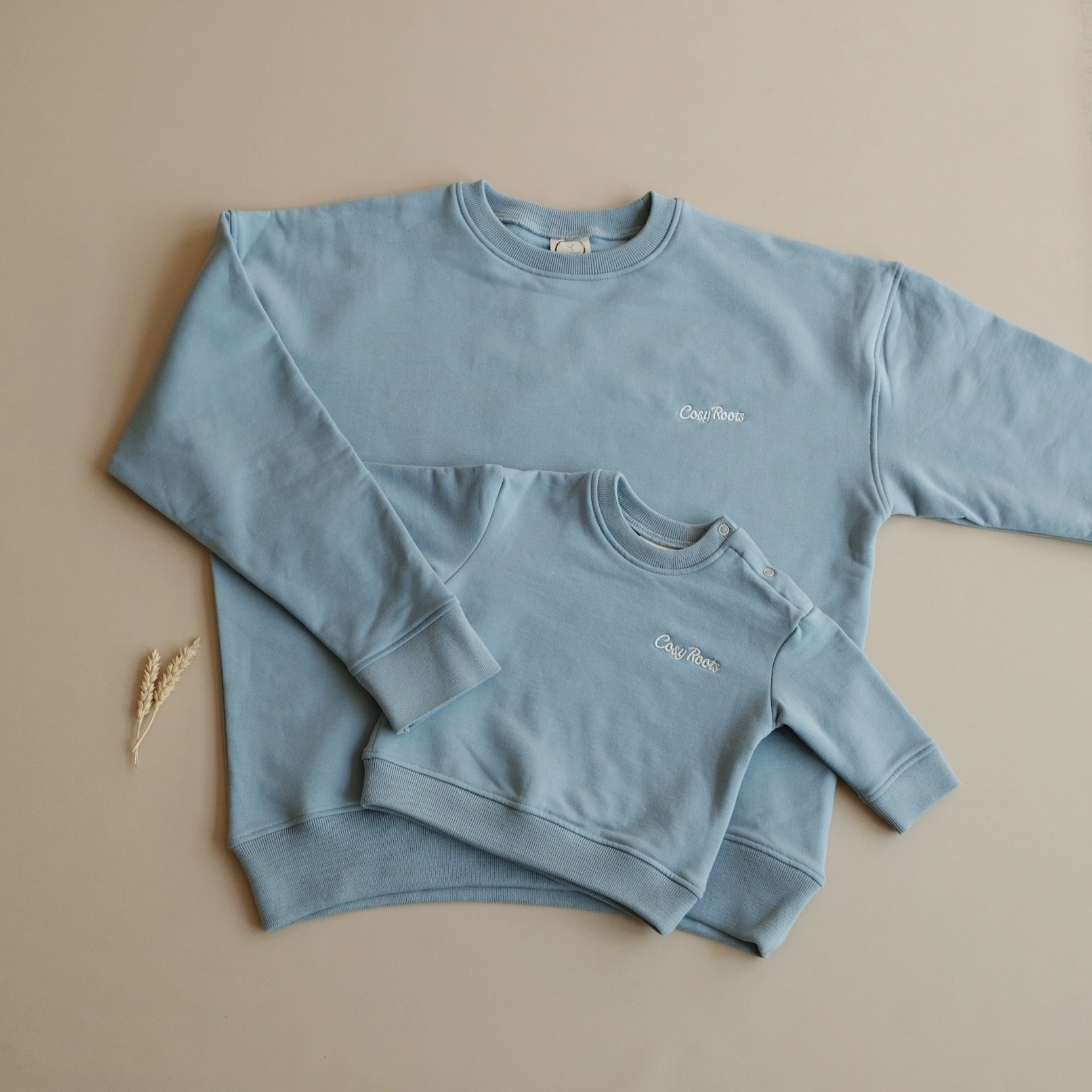 Family Sweatshirt -  MUM - Dusty Blue - Forever Bonded