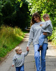 Family Sweatshirt - Mum - Grey Melange