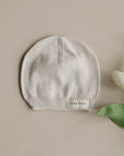 Organic Thin Knit Beanie - Sand