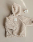 Organic Teddy Jacket - Cream - SALE