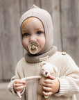 Organic Knit Balaclava - Caramel