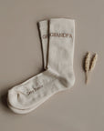 Organic Socks - GRANDPA - Sand