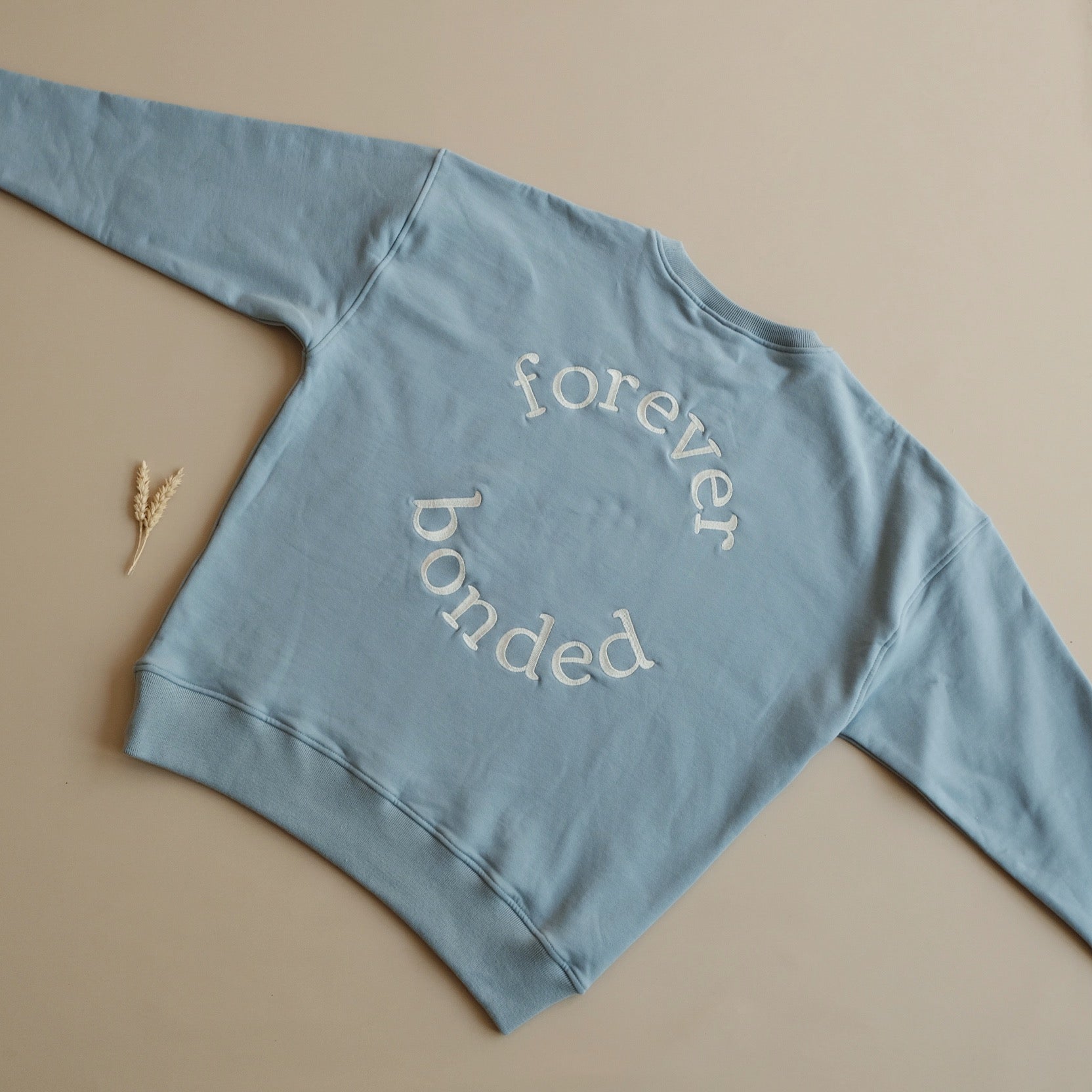 Family Sweatshirt -  MUM - Dusty Blue - Forever Bonded