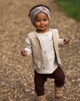 Organic Knit Headband - Caramel