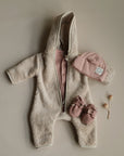 Organic Teddy Overall - Cream