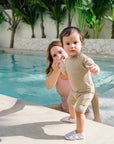 Sustainable MUM Bathing Suit - Dusty Rose