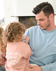 Family Sweatshirt - Dusty Rose - Love Grows