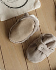 Organic Nicky Booties - Caramel