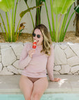 Sustainable MUM UV Shirt - Dusty Rose (UV STANDARD 801)