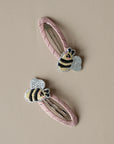 Hair Clips - Bumblebees- Pack of 2