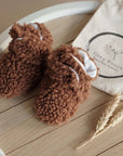 Teddy Booties - Chocolate