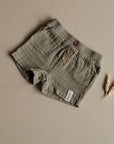 Organic Muslin Shorts - Khaki