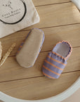 Vegan Shoes - Sunset Sorbet (lavender/orange striped)