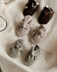 Organic Nicky Booties - Caramel