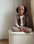 Organic Knit Headband - Dusty Rose